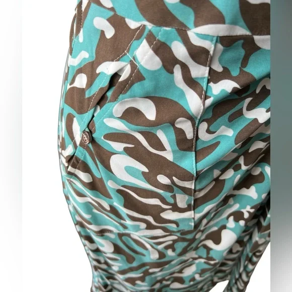 Diane Von Furstenberg Camo Print Wrap Dress - Picture 7 of 10